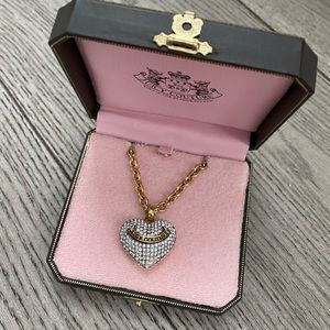 juicy couture long chained necklace